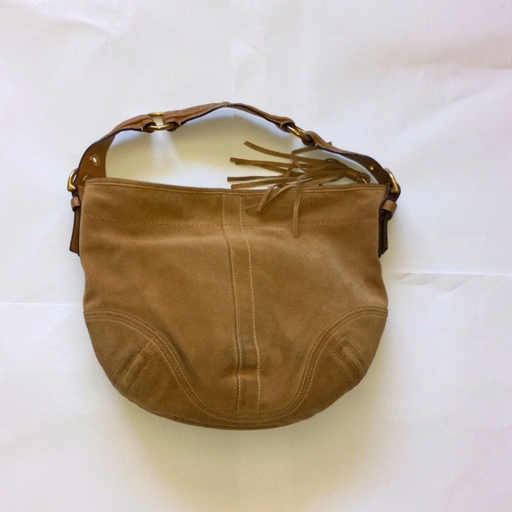 Coach Leather Bag, Tan